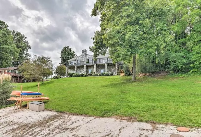 Lakefront Sherrills Ford Haven W/ Boat Dock!