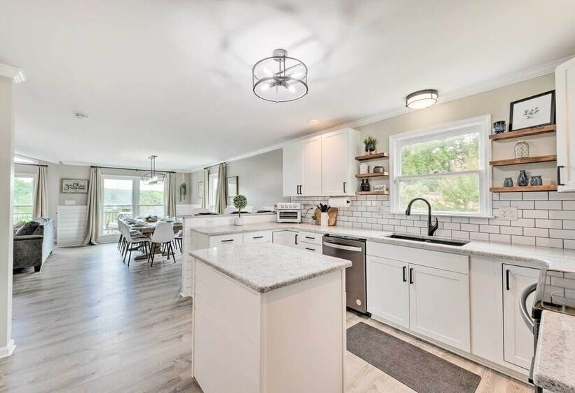 Lakefront Sherrills Ford Haven W/ Boat Dock!