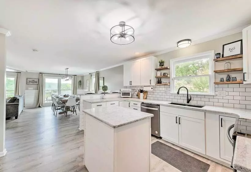 Lakefront Sherrills Ford Haven W/ Boat Dock!