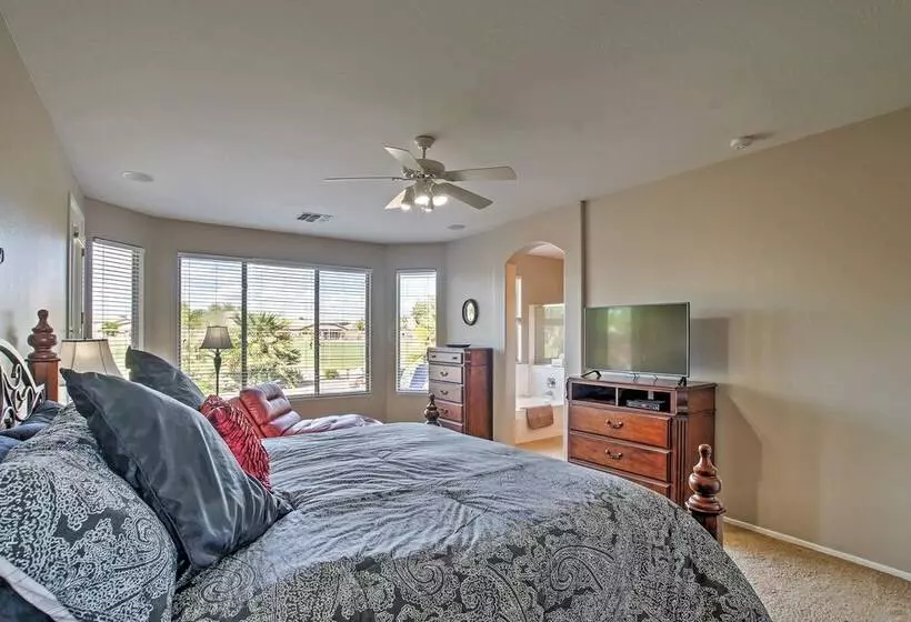 Queen Creek Home: Private Pool + Golf Course View!