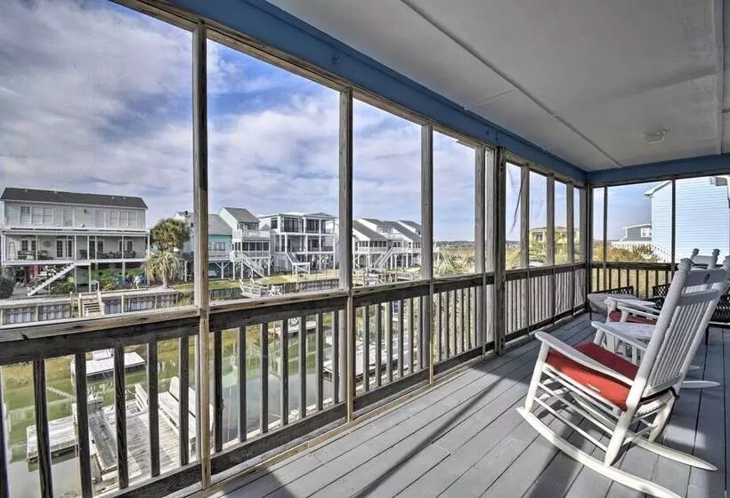 Steps To Sunset Beach: Canal Front Home W/ Dock!