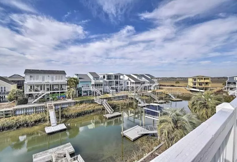 Steps To Sunset Beach: Canal Front Home W/ Dock!