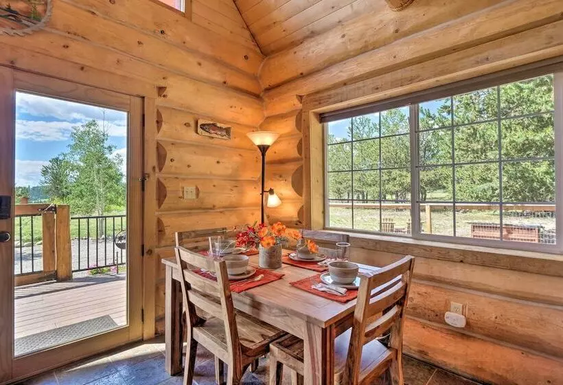 Chic Fairplay Cabin With Deck & Mountain Views!