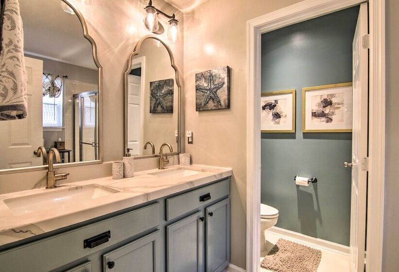 Chic Ocean View Home ~ 5 Mi To Bethany Beach!