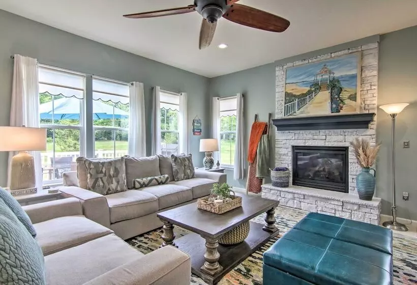 Chic Ocean View Home ~ 5 Mi To Bethany Beach!