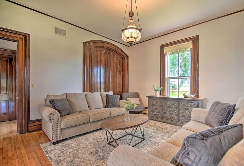 Spacious Farmhouse On 200 Acres Along The River