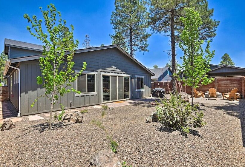 Modern Flagstaff Retreat W/ Fire Pit & Ev Charger!