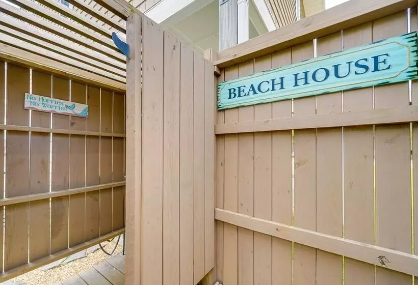 Modern Surf City Beach House W/ Hot Tub!