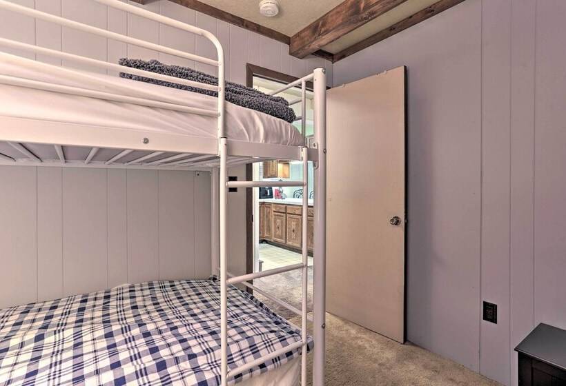 Dog Friendly Lake Ariel Resort Home W/ Deck!