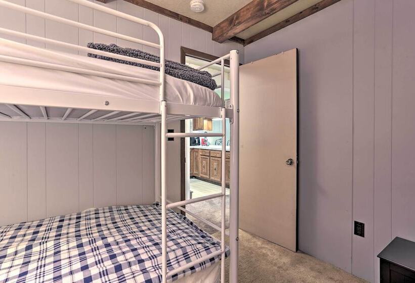 Dog Friendly Lake Ariel Resort Home W/ Deck!