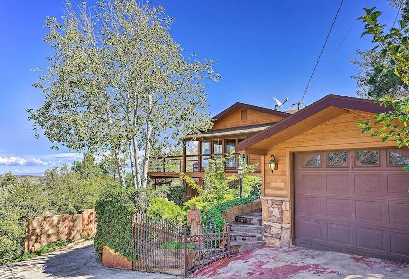Picturesque Prescott Home W/ Mtn Views & Hot Tub