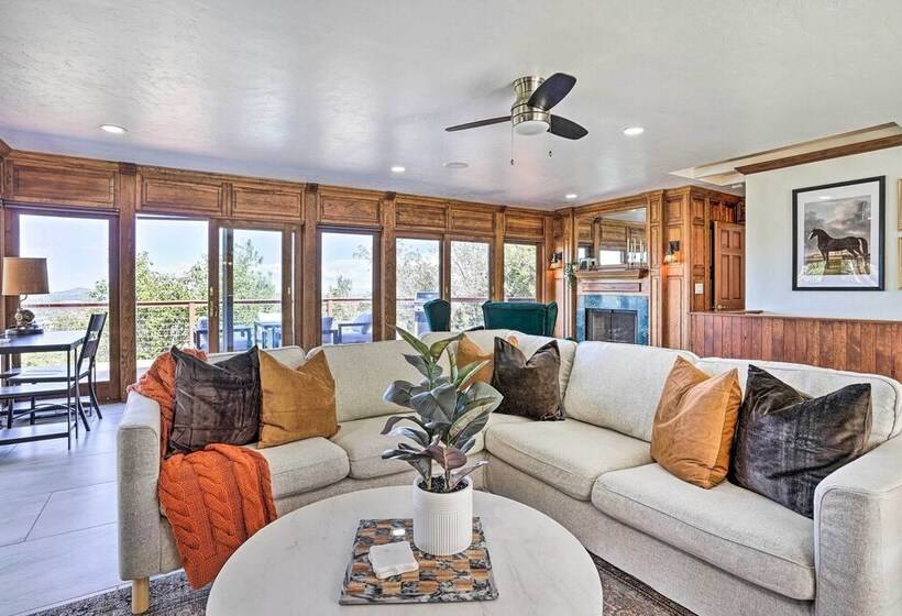 Picturesque Prescott Home W/ Mtn Views & Hot Tub