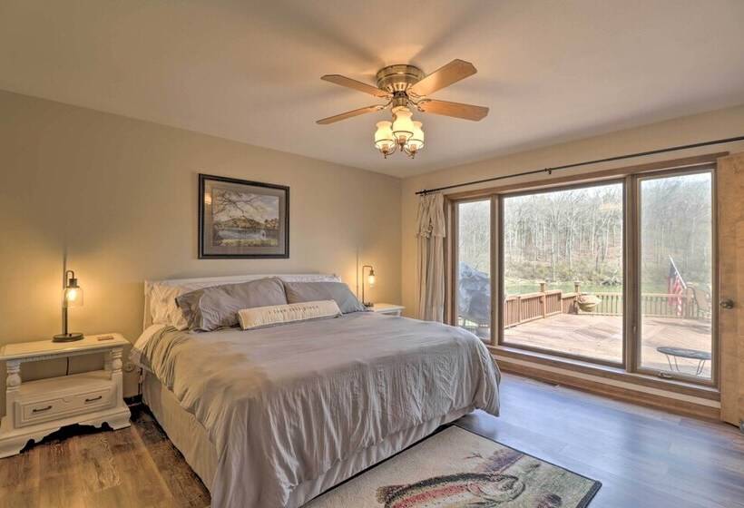 Riverfront Retreat W/ Fire Pit: Fish & Hike!