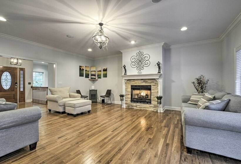 Rustic Pinehurst House W/ Fire Pit & Game Room