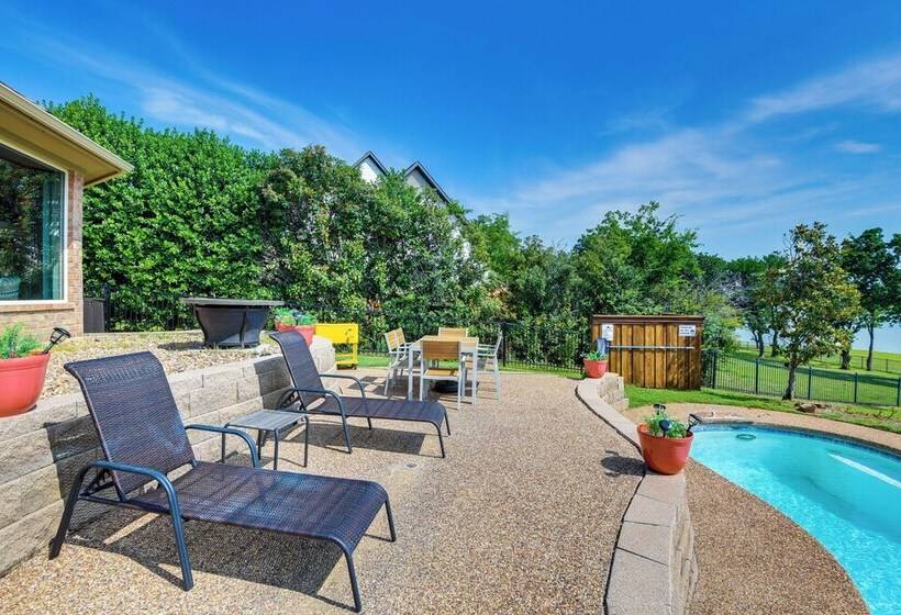 Lakefront Little Elm Home W/ Private Pool!