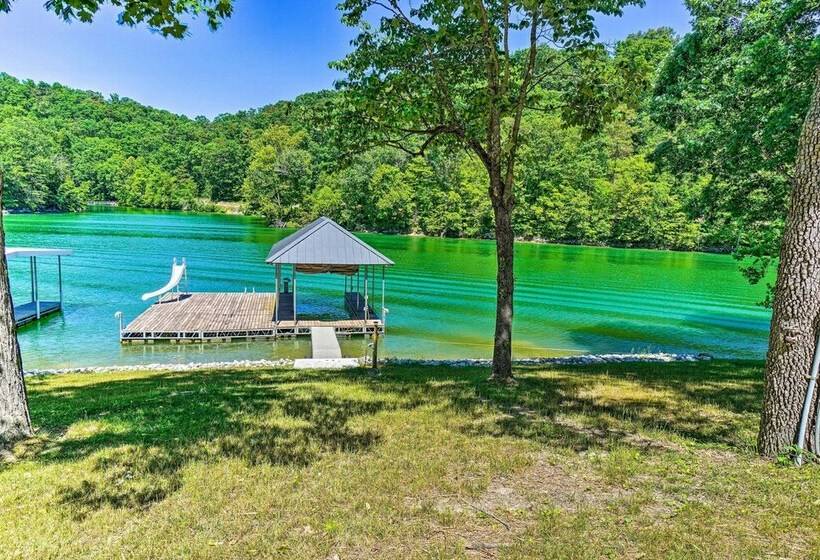 Waterfront Lake Cottage W/ Dock, Gentle Slope