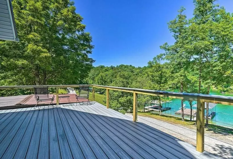Waterfront Lake Cottage W/ Dock, Gentle Slope