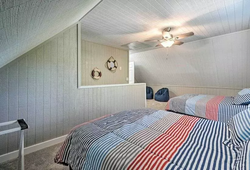 Waterfront Lake Cottage W/ Dock, Gentle Slope