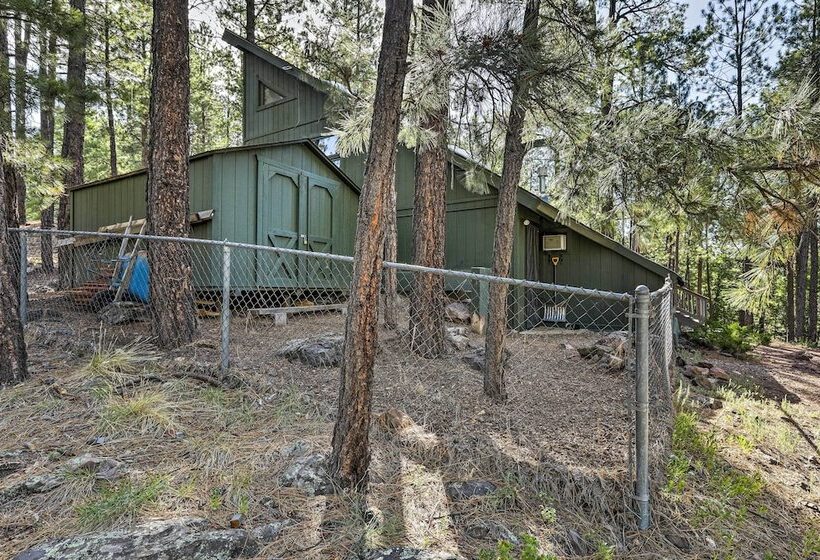 Woodsy Flagstaff Hideaway W/ Deck + Sunroom!