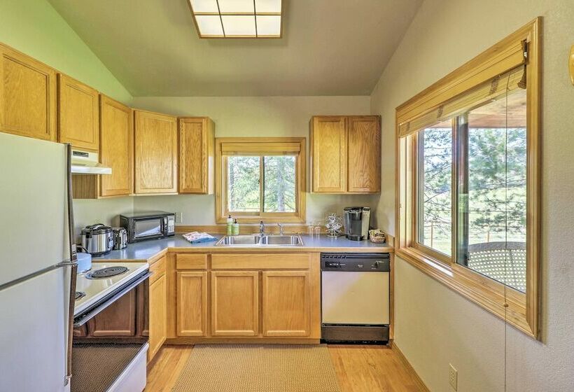 40acre Trego Resort Cabin W/ Lake & Trails!