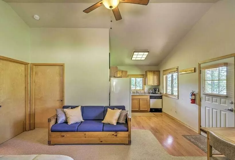 40acre Trego Resort Cabin W/ Lake & Trails!