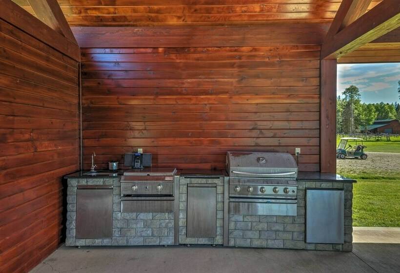 40acre Trego Resort Cabin W/ Lake & Trails!