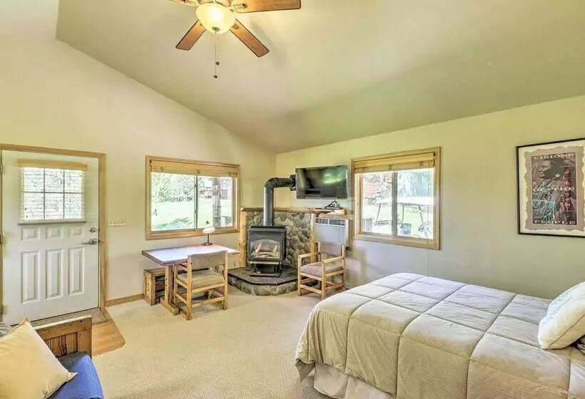 40acre Trego Resort Cabin W/ Lake & Trails!
