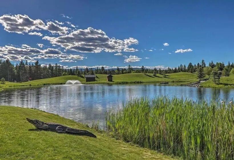 40acre Trego Resort Cabin W/ Lake & Trails!