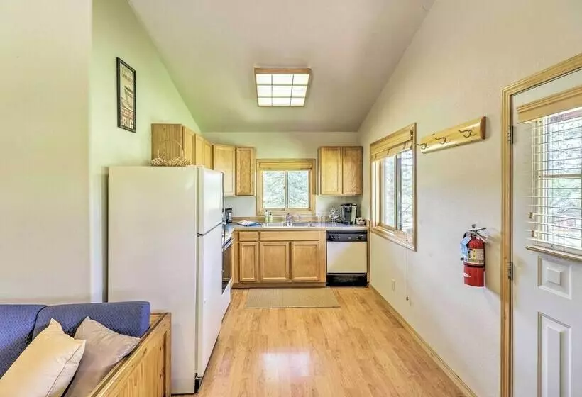 40acre Trego Resort Cabin W/ Lake & Trails!