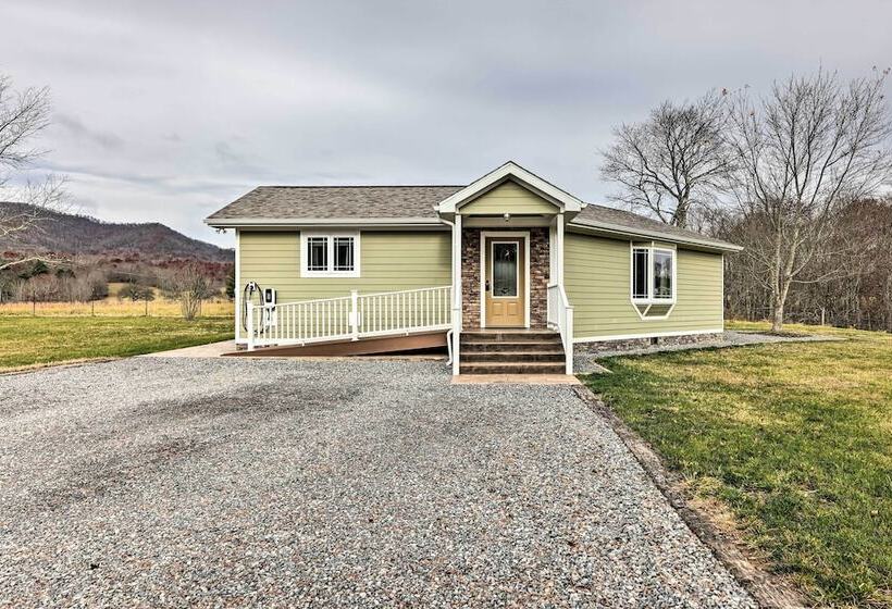 Modern Marlinton Home W/ Hot Tub & Mtn Views!