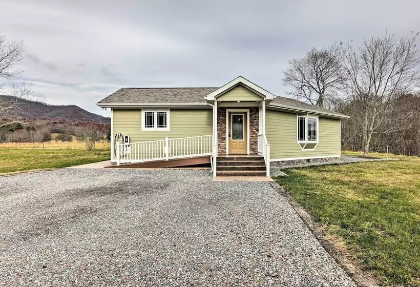 Modern Marlinton Home W/ Hot Tub & Mtn Views!