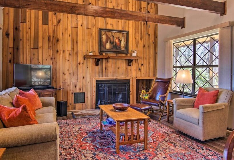 Furnished Deck + Mtn Views: Burnsville Cabin!