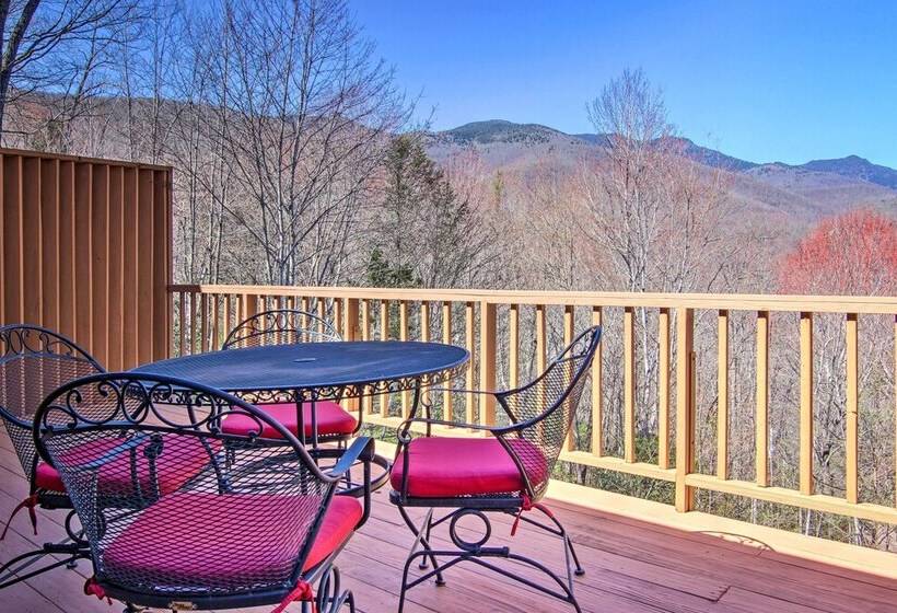 Furnished Deck + Mtn Views: Burnsville Cabin!