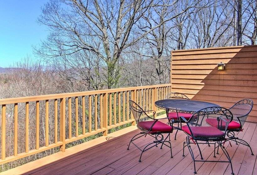 Furnished Deck + Mtn Views: Burnsville Cabin!