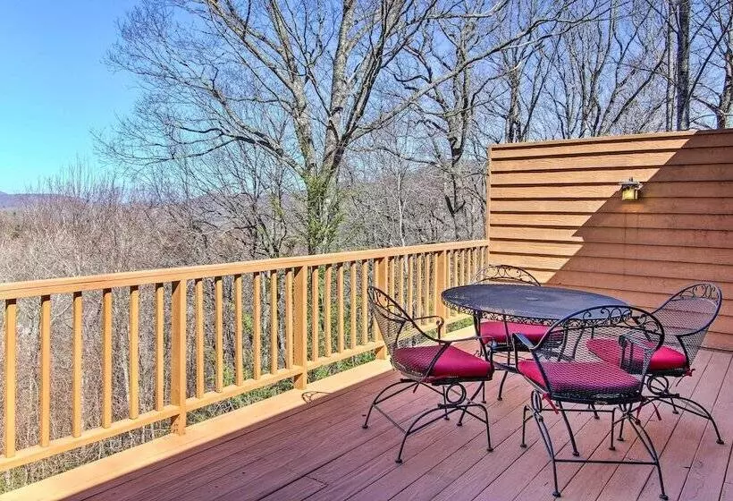 Furnished Deck + Mtn Views: Burnsville Cabin!