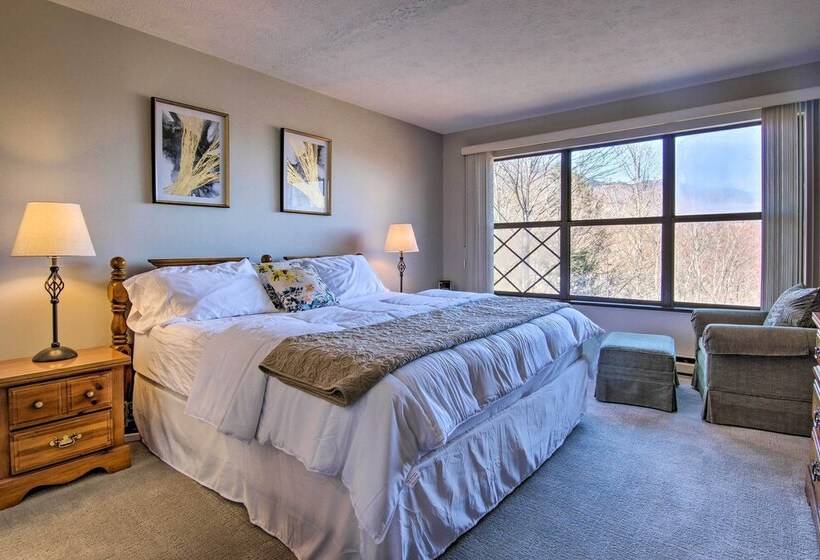 Furnished Deck + Mtn Views: Burnsville Cabin!