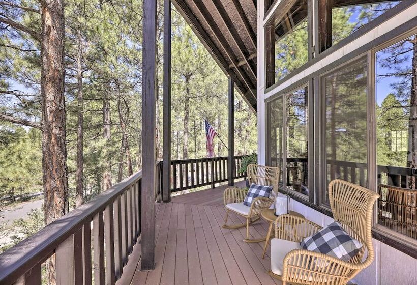 Munds Park Cabin W/ Poker Room & Wraparound Deck!
