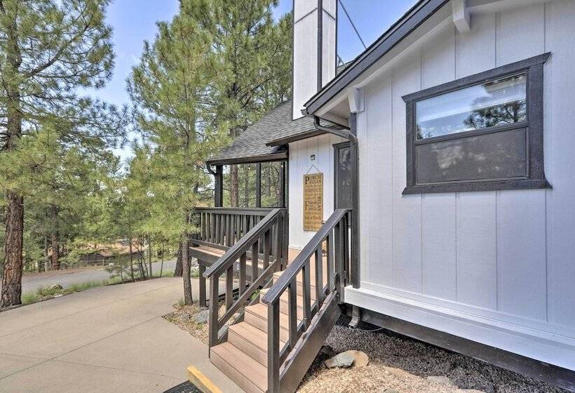 Munds Park Cabin W/ Poker Room & Wraparound Deck!