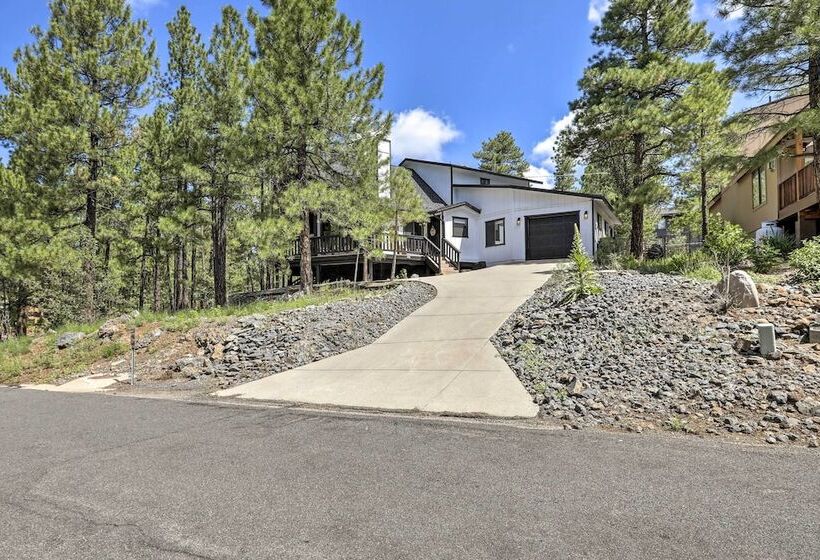 Munds Park Cabin W/ Poker Room & Wraparound Deck!