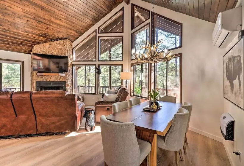 Munds Park Cabin W/ Poker Room & Wraparound Deck!