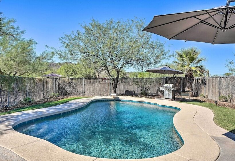 Sunny Phoenix Home W/ Pool + Backyard Oasis!