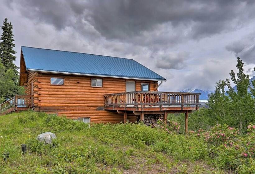 Cabin W/ Glacier Views: Walk To Matanuska River!