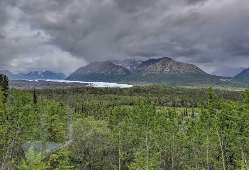 Cabin W/ Glacier Views: Walk To Matanuska River!