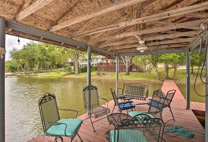 Private Dock & Fire Pit: Cedar Creek Lake Home