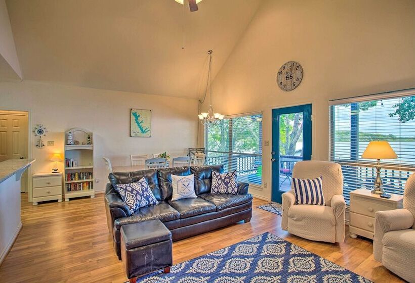 Private Dock & Fire Pit: Cedar Creek Lake Home