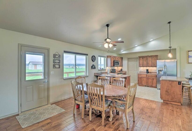 Columbia Falls Home W/ 1 Acre Yard & Views!