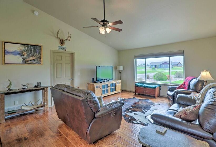 Columbia Falls Home W/ 1 Acre Yard & Views!