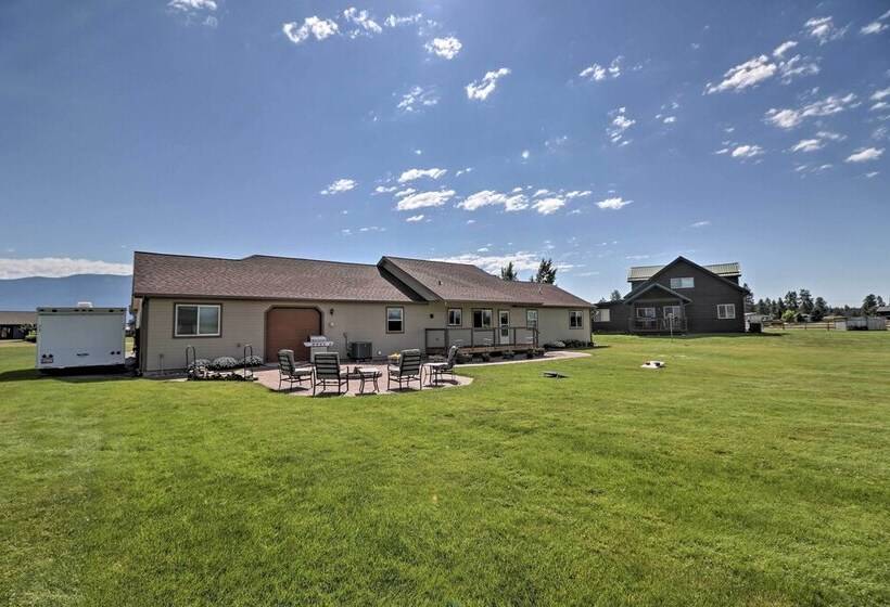 Columbia Falls Home W/ 1 Acre Yard & Views!