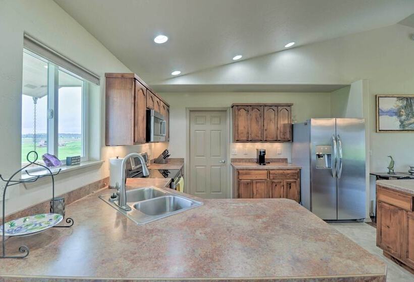 Columbia Falls Home W/ 1 Acre Yard & Views!