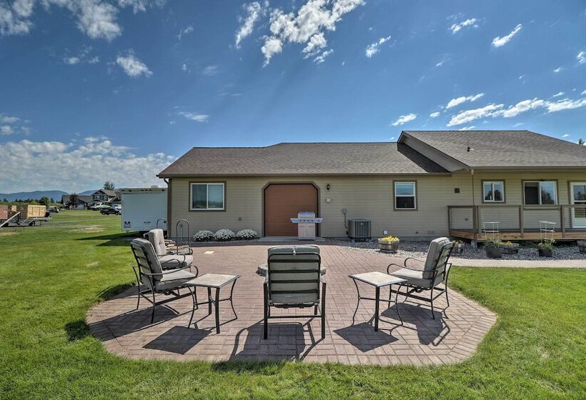 Columbia Falls Home W/ 1 Acre Yard & Views!